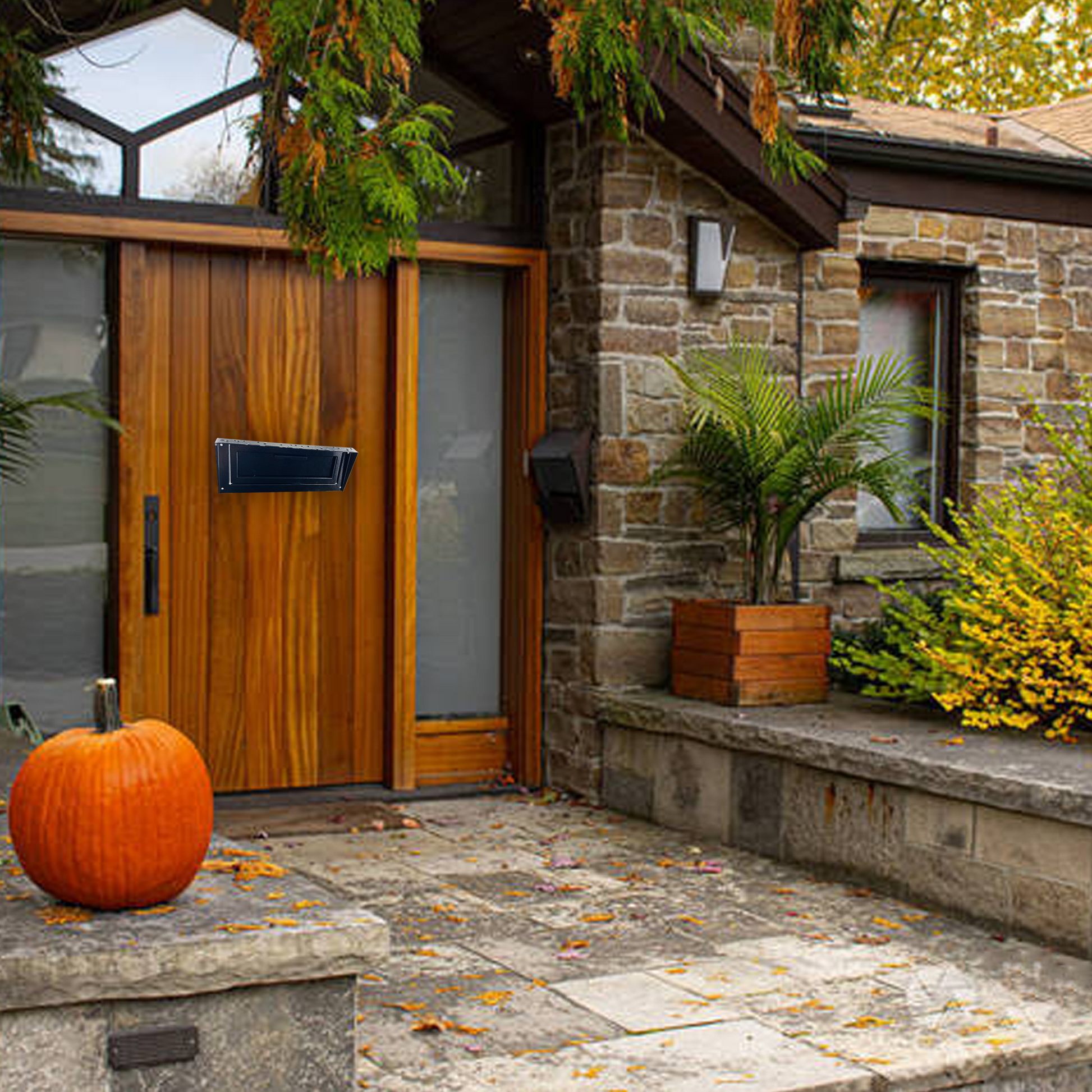 D1A-B - Rainproof Heavy Duty Mailbox Door Drop Box