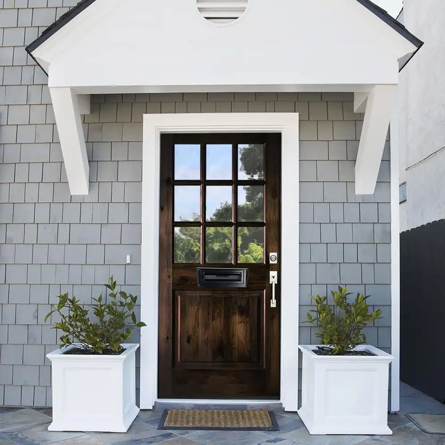 D1A-B - Rainproof Heavy Duty Mailbox Door Drop Box