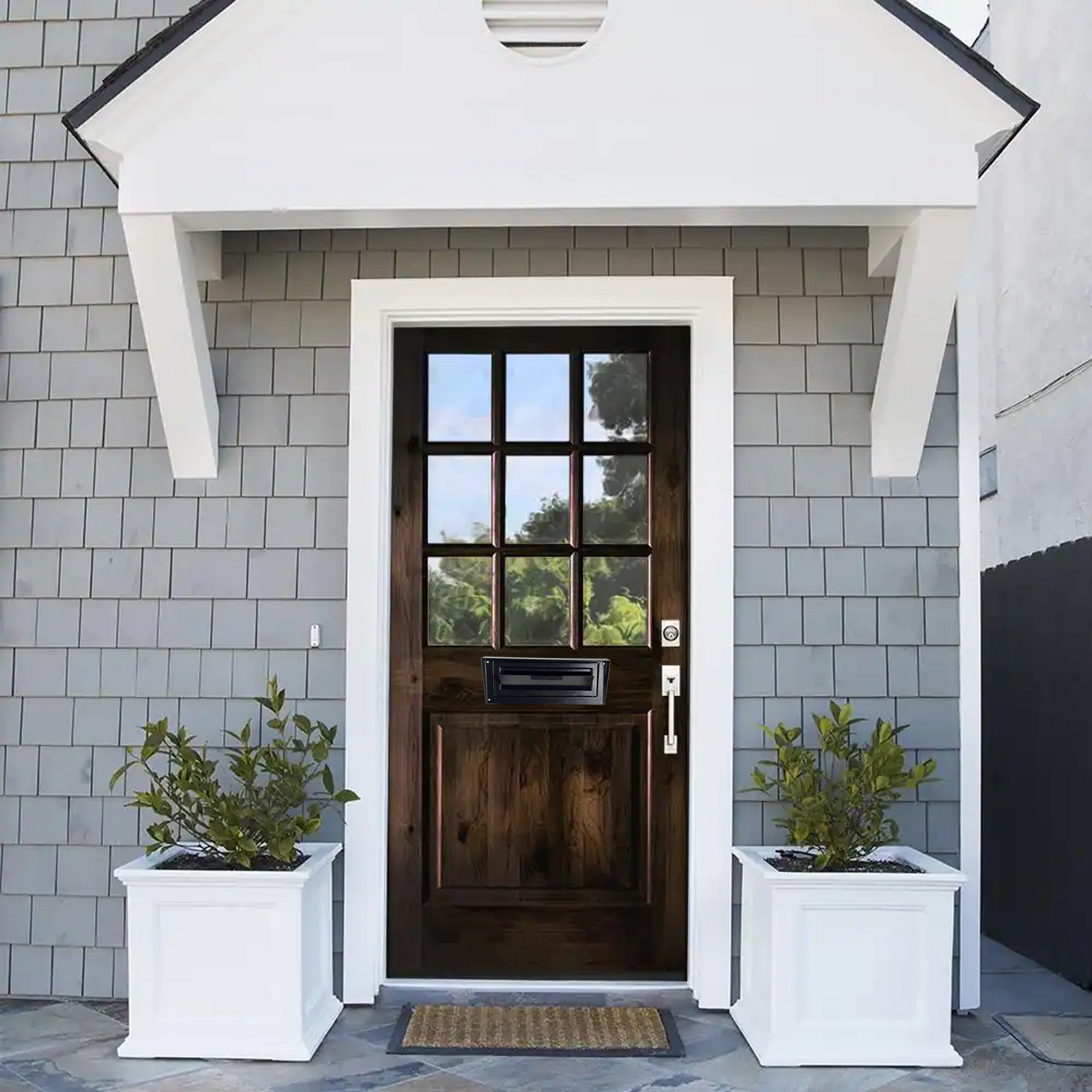 D1A-B - Rainproof Heavy Duty Mailbox Door Drop Box