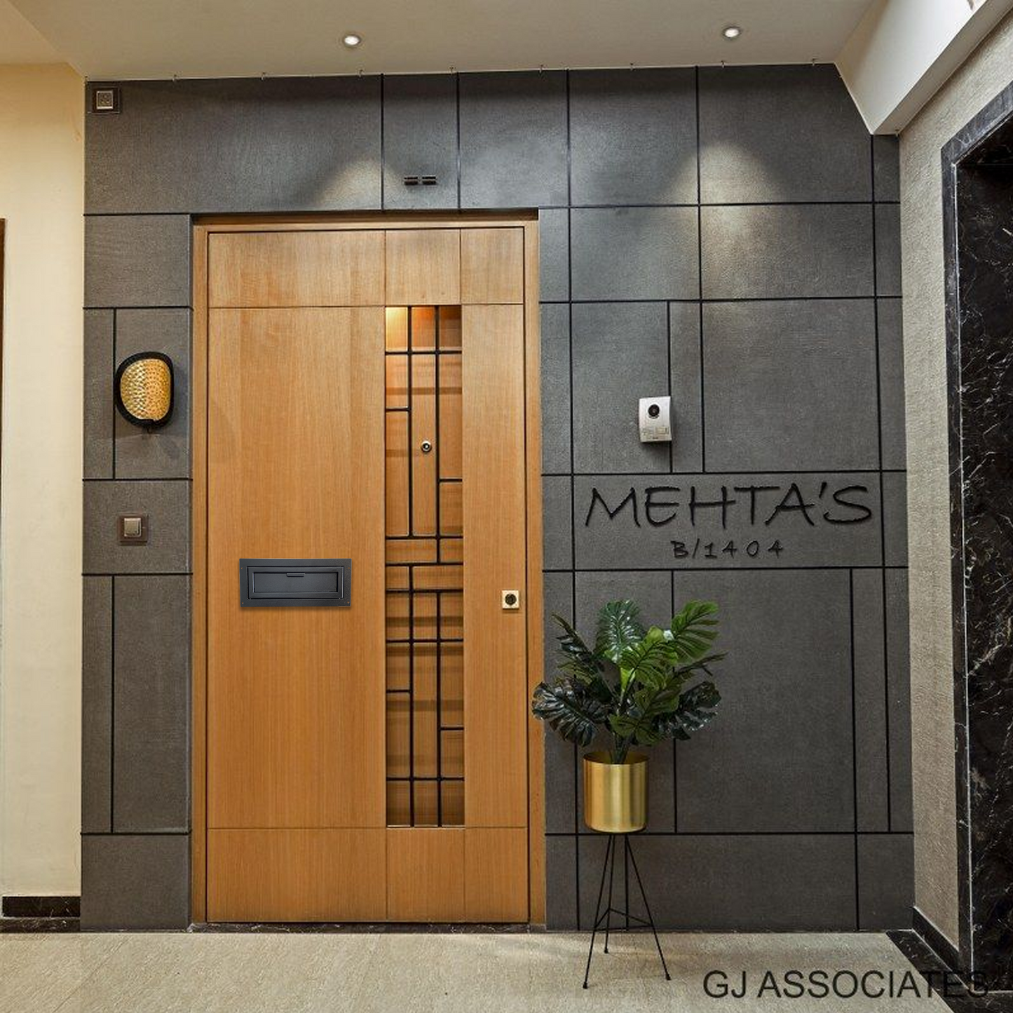 D1B-B - Through The Door Mail Drop Box - 1.5mm Steel Payment Dropbox - Door Mount Theft Proof Mailbox - Locking Deposit Drop Box for Night Key, Deposit, Cash, and Rent (Black)