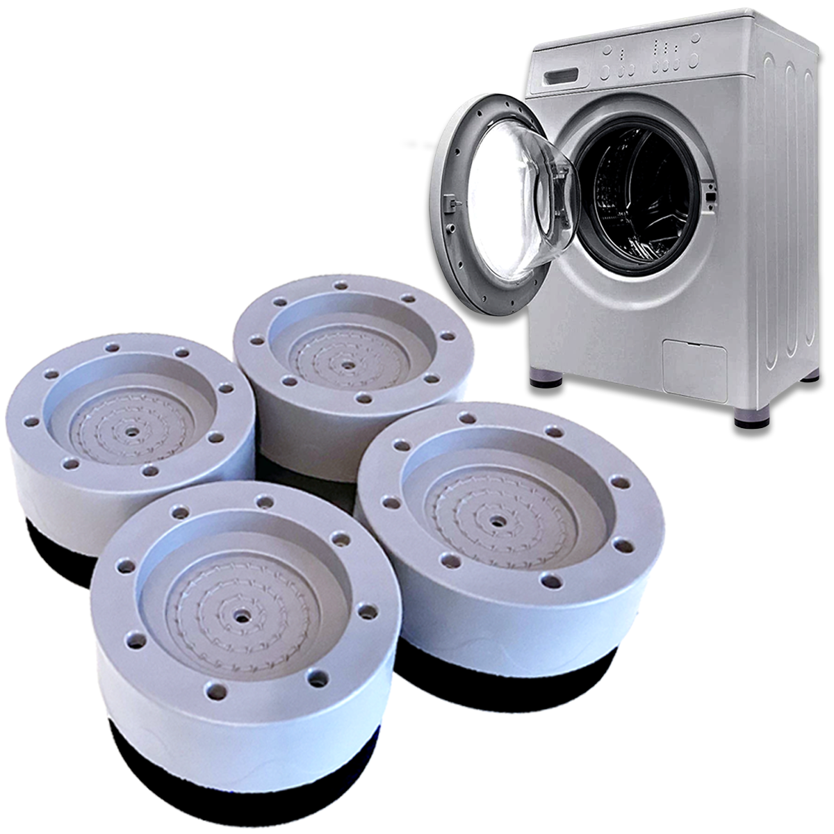 THI-4 - Shock and Noise Cancelling Washing Machine Support