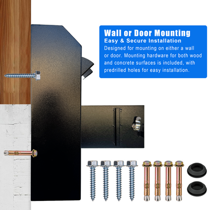 D10A-B - Anti-Fishing Key Drop Box with Key Lock for Wall Mount | Steel Depository Box for Cash, Payments, Keys & Documents, Secure Indoor Collection for Offices & Businesses