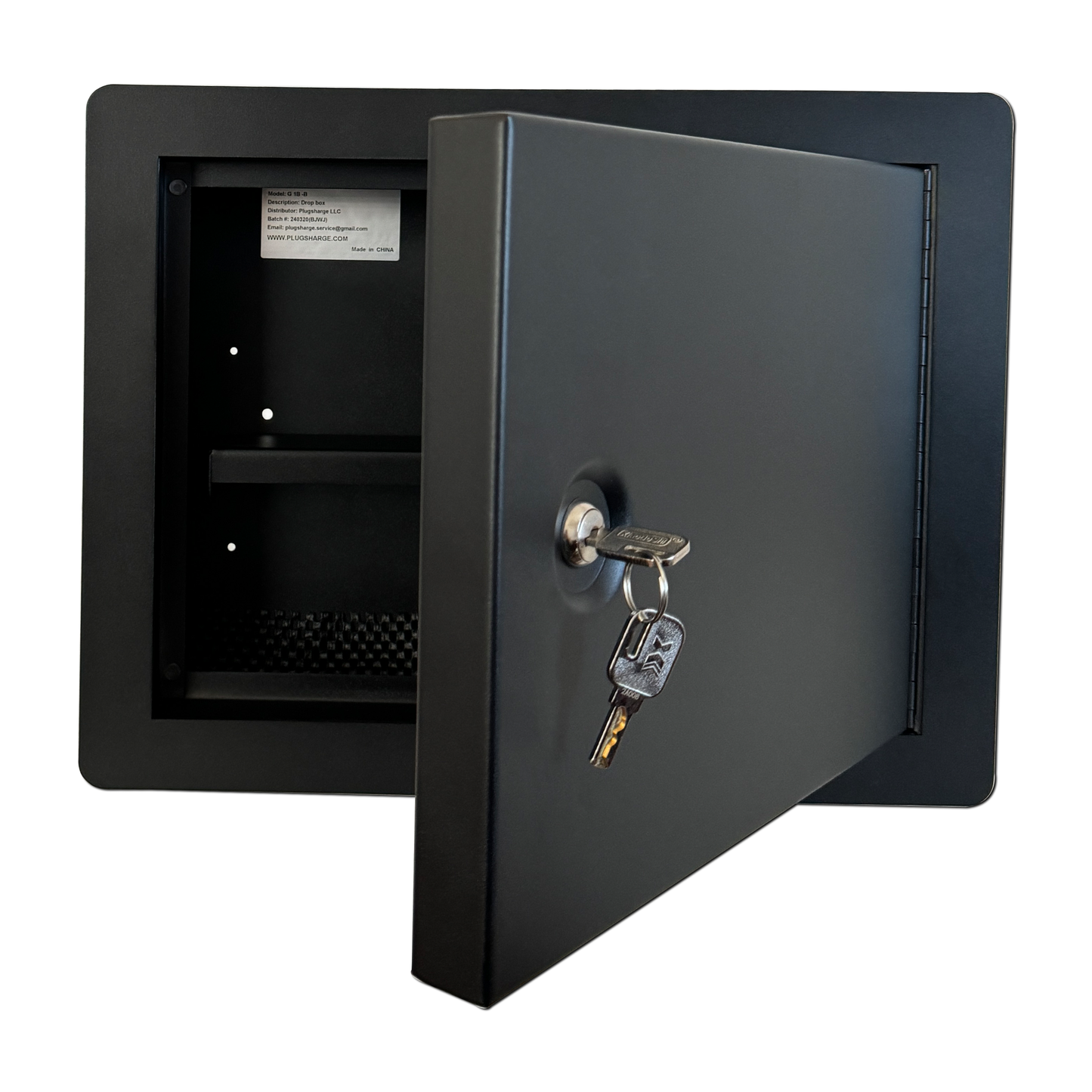 G1-B - In-Wall Safe with Key Lock – Heavy-Duty Steel Lockable Hidden Wall Compartment for Secure Storage, Wall Safe Box for Jewelry, Cash, and Documents – 15.75-Inch Exterior Width, Durable Design