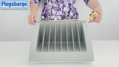 C8A-B - 10-Port USB Charging Station for 8 Devices, 140W USB-C PD Dock, Charge Chromebooks, iPads, Tablets & Phones for Classrooms, Schools, Offices, Libraries, Labs & Shared Workspaces