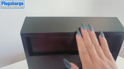 D10B-B - Anti-Fishing Key Drop Box with Combination Lock & Backup Key, Wall-Mount Depository Box for Cash, Checks, Payments, Keys & Documents with Mechanical Lock for Indoor Business Use